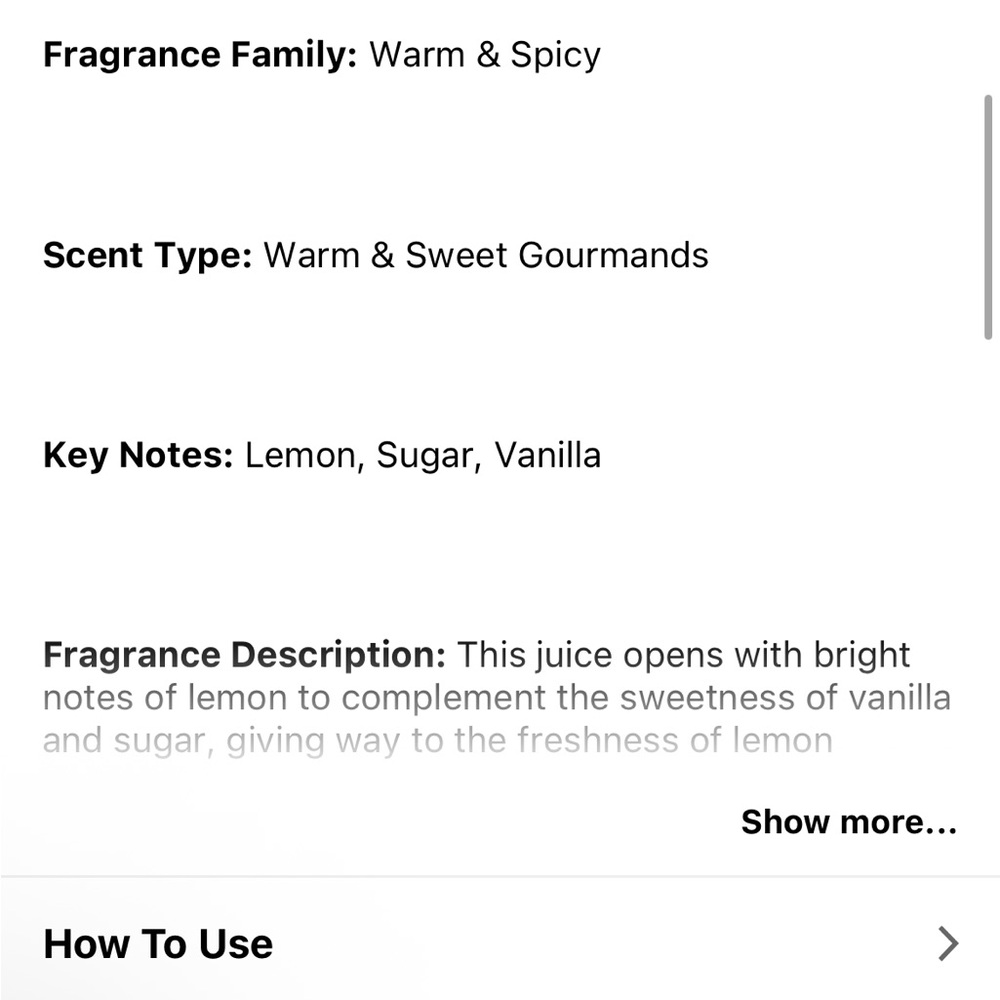 Kayali lemon sugar car freshie - Picture 2 of 2